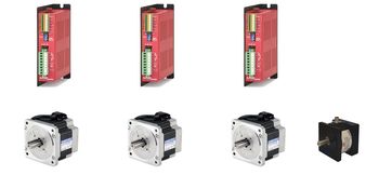 KIT CNC 01  ( 4X X-PLUS L2 + 3X SM 2861-5055 + 1X FB-M12-34-35 ) - RTA - Motion Control Systems
